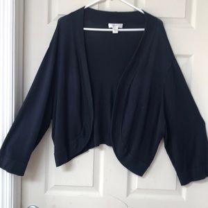 Navy blue cardigan 2x